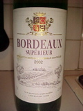 Bordeaux Supérieur 2002