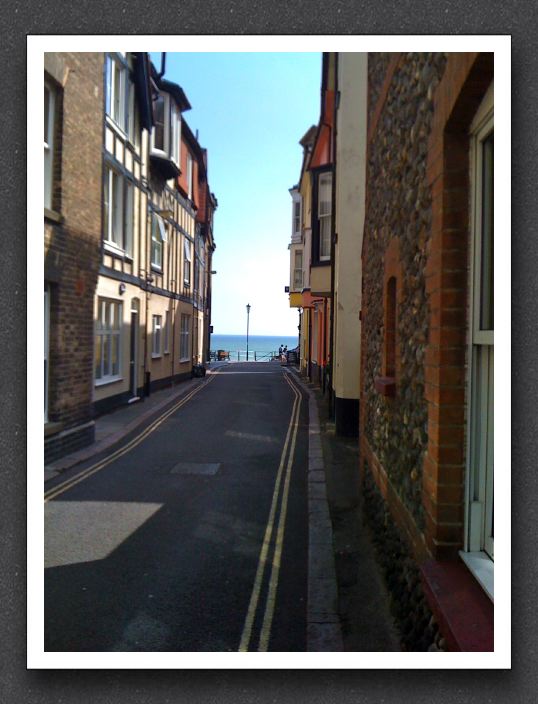 Street view to the Sea