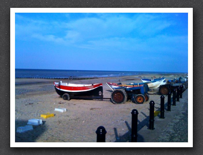 Fishing Boat and Tractor